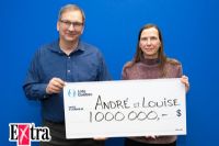 Un million de dollars gagné à l'Extra pour un couple estrien